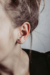 YARA – Ohrklemme Bubbles Sterling Silver