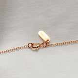 elegante Gliederkette aus Rosegold Filled