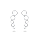 YARA – Ohrklemme Bubbles Sterling Silver