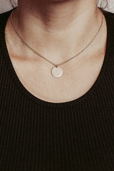 PHOENIX – Kette mit 15mm Plättchen Anhänger